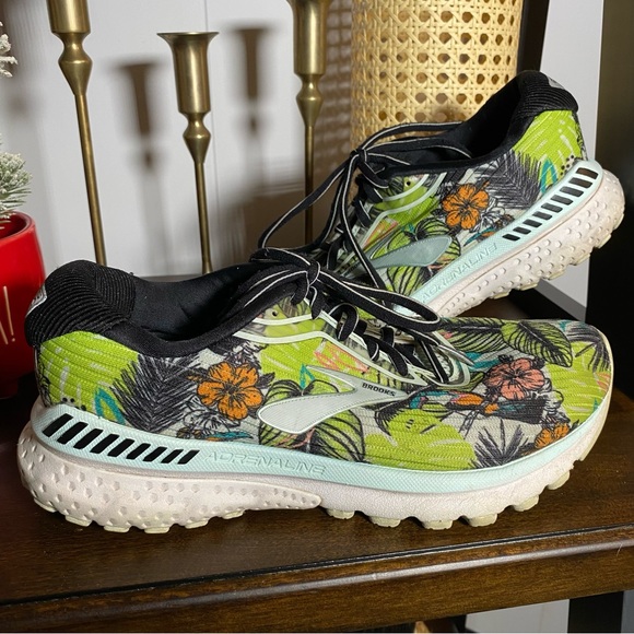 Brooks Shoes - Brooks GTS 20 XX Tropical Adrenaline Patterned Sneakers Running Shoes Mesh Comfy